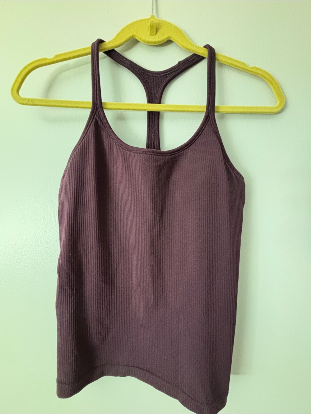 Athleta Ribbed Racerback Tank Top - Plum